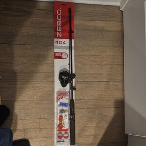 Zebco 404 Fishing Rod and Reel Combo New